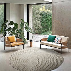 Tappeto rotondo - Indoor/Outdoor Devon (beige)