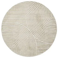 Tappeto rotondo - Indoor/Outdoor Devon (beige)