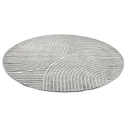 Tappeto rotondo - Indoor/Outdoor Devon (grigio)