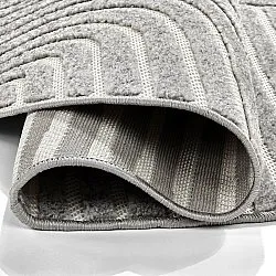 Tappeto rotondo - Indoor/Outdoor Devon (grigio)