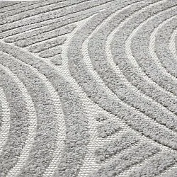 Tappeto rotondo - Indoor/Outdoor Devon (grigio)