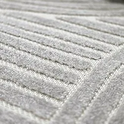 Tappeto rotondo - Indoor/Outdoor Devon (grigio)