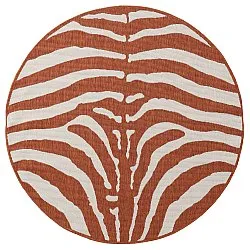 Tappeto rotondo - Indoor/Outdoor Winona (arancia)