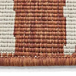 Tappeto rotondo - Indoor/Outdoor Winona (arancia)
