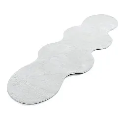 Passatoia Ondulata - Aranga Super Soft Fur (bianco)