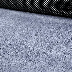 Passatoia Ondulata - Aranga Super Soft Fur (blu acciaio)