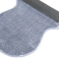 Passatoia Ondulata - Aranga Super Soft Fur (blu acciaio)