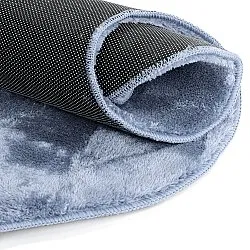 Passatoia Ondulata - Aranga Super Soft Fur (blu acciaio)