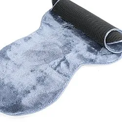 Passatoia Ondulata - Aranga Super Soft Fur (blu acciaio)