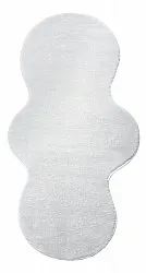 Passatoia Ondulata - Aranga Super Soft Fur (bianco)