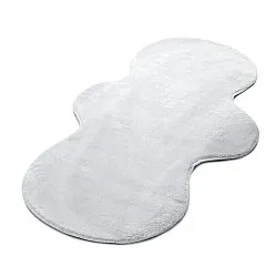 Passatoia Ondulata - Aranga Super Soft Fur (bianco)