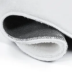 Passatoia Ondulata - Aranga Super Soft Fur (bianco)