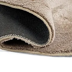 Tappeto Rotondo Ondulato - Aranga Super Soft Fur (marrone)