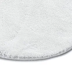 Tappeto Rotondo Ondulato - Aranga Super Soft Fur (bianco)