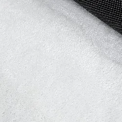Tappeto Rotondo Ondulato - Aranga Super Soft Fur (bianco)