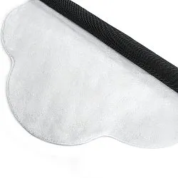 Tappeto Rotondo Ondulato - Aranga Super Soft Fur (bianco)