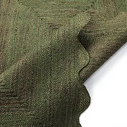 Tappeto in juta ondulato - San Francisco (verde militare)