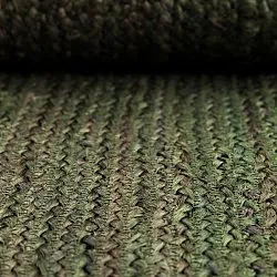Tappeto in juta ondulato - San Francisco (verde militare)