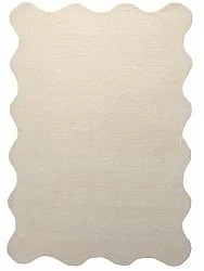 Tappeto in lana ondulato - Diu Hand Tufted Wool Premium (crema)