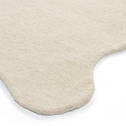 Tappeto in lana ondulato - Diu Hand Tufted Wool Premium (crema)