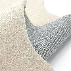 Tappeto in lana ondulato - Diu Hand Tufted Wool Premium (crema)