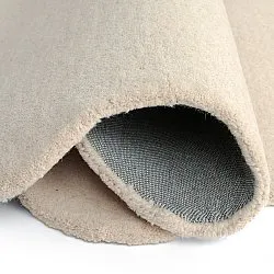 Tappeto in lana ondulato - Diu Hand Tufted Wool Premium (crema)