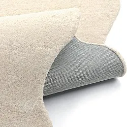 Tappeto in lana ondulato - Diu Hand Tufted Wool Premium (crema)