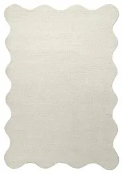 Tappeto in lana ondulato - Diu Hand Tufted Wool Premium (bianco)