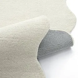 Tappeto in lana ondulato - Diu Hand Tufted Wool Premium (bianco)