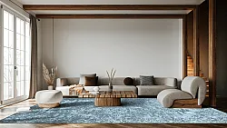 Tappeto Wilton - Valenza (blu)