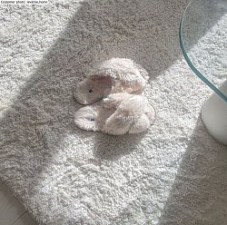 Tappeto A Pelo Lungo - Soft Shine (bianco)