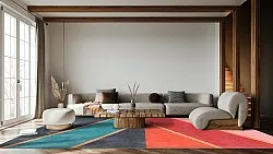 Tappeto Wilton - Sanya (rosso/multi)