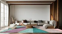 Tappeto Wilton - Sanya (blu/multi)