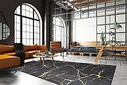 Tappeto Wilton - Vieste (antracite/oro)