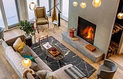 Tappeto Wilton - Vieste (antracite/oro)