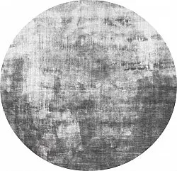 Tappeto rotondo - Jodhpur Special Luxury Edition Viscosa (grigio)