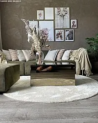 Tappeti rotondi - Aranga Super Soft Fur (beige)