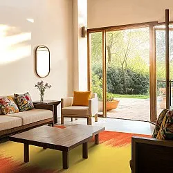 Tappeto Wilton - Cara (arancione/giallo)