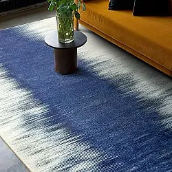Tappeto Wilton - Cara (bianco/blu scuro)