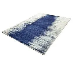 Tappeto Wilton - Cara (bianco/blu scuro)