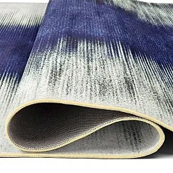 Tappeto Wilton - Cara (bianco/blu scuro)