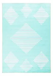 Tappeto Wilton - Carmen (azzurro/bianco)
