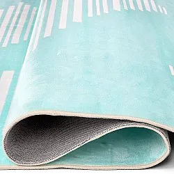 Tappeto Wilton - Carmen (azzurro/bianco)