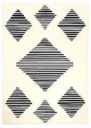 Tappeto Wilton - Carmen (crema/nero)