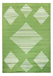 Tappeto Wilton - Carmen (verde/bianco)