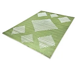 Tappeto Wilton - Carmen (verde/bianco)