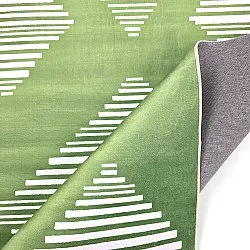 Tappeto Wilton - Carmen (verde/bianco)