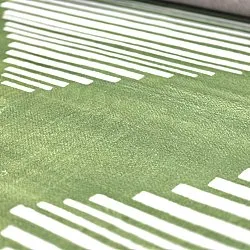 Tappeto Wilton - Carmen (verde/bianco)