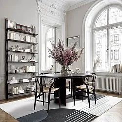 Tappeto Wilton - Delft (bianco/grigio/nero)