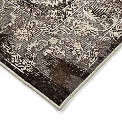 Tappeto Wilton - Flowers (marrone)